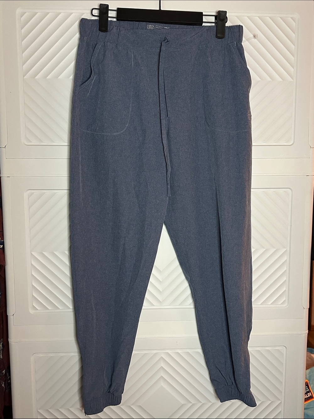 Albion Blue Drawstring Joggers
